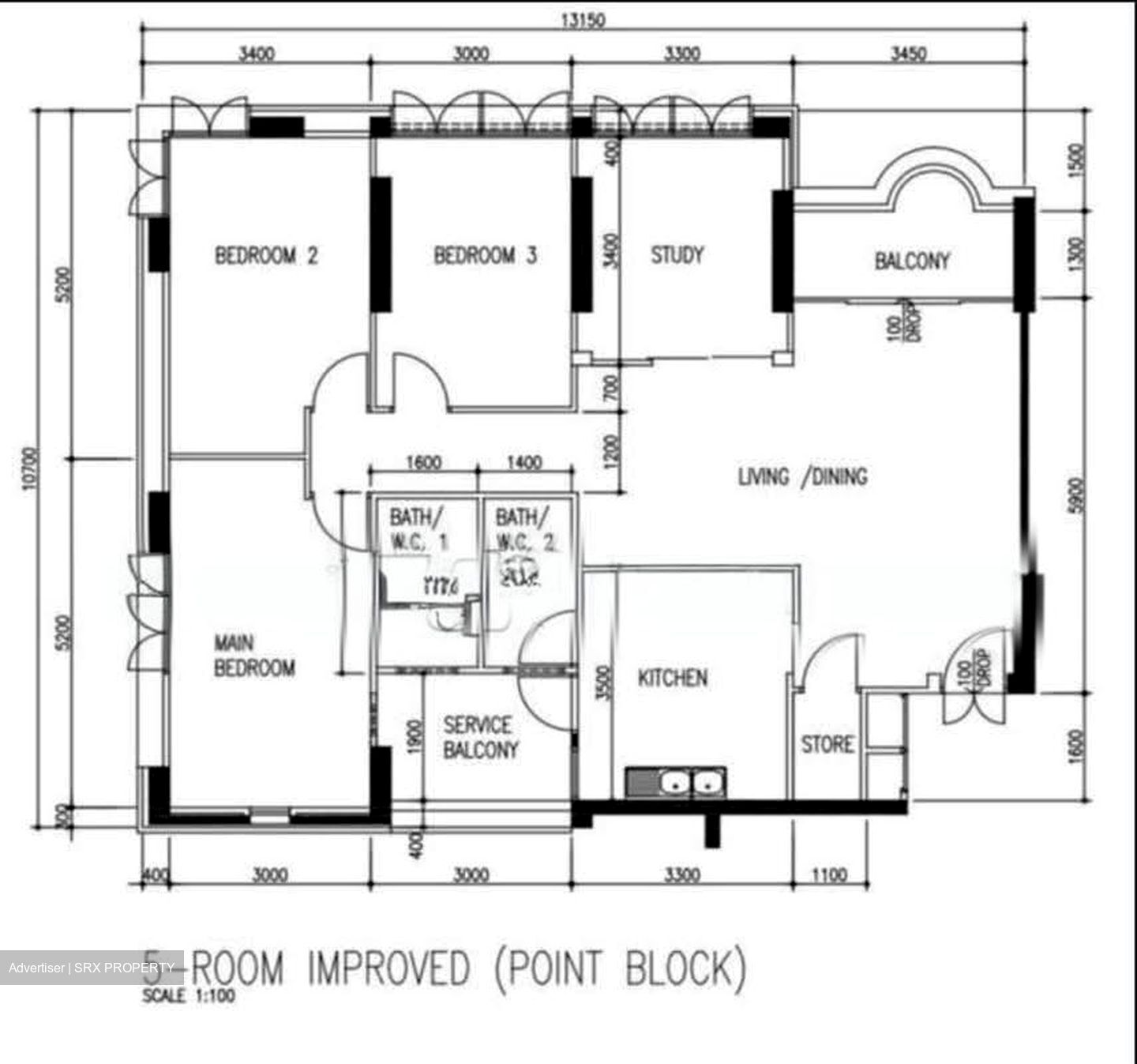 Blk 84B Lorong 2 Toa Payoh (Toa Payoh), HDB 5 Rooms #624446331